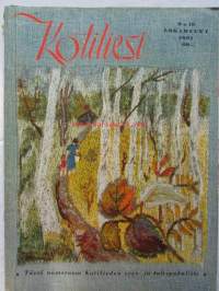 Kotiliesi 1951 nr 19 -mm. LIITE mukana. Verhoile kodille uusi ilme, Luetaanko maaseudulla, Kotilieden syys- ja talvipukuliite, Porkkanasalaatti, Punajuurikupit