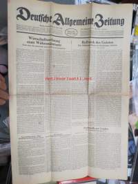 Deutsche Allgemeine Zeitung 8.7.1944, saksalainen II Maailmansodan  aikainen päivälehti, sis. mm. kuvat vangituista Liittoutuneiden maihinnousujoukoista, Euroopan