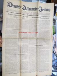 Deutsche Allgemeine Zeitung 9.7.1944, saksalainen II Maailmansodan  aikainen päivälehti, sis. mm. Totaler Kriegseinsatz für all!, Mit allen Mitteln zum Ziege