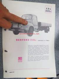 Bedford J 3 L bensiini ja diesel - teknilliset tiedot -myyntiesite