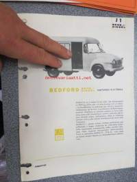 Bedford J 1 bensiini ja diesel - teknilliset tiedot -myyntiesite