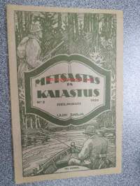 Metsästys ja kalastus 1924 nr 2, sis. mm. seur. artikkelit / jutut / kuvat; August Oinonen - Vanhoja muistoja Tammerkosken rantamilta, M. Kivilinna - Kaksi