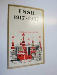 USSR 1917 1967 -matkaesite englanniksi