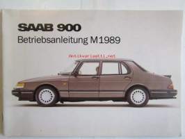 Saab 900 Betriebsanleitung M 1989