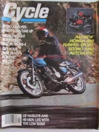 Cycle 1977 september -mm. Honda 400 Hawks sport econo automatic - Moottoripyörä erikoislehti, katso kuvista tarkemmin sisältöä.
