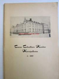 Turun Teknillinen koulun kurssijulkaisu 1955