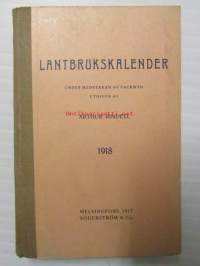 Lantbrukskalender 1918 -maatalouskalenteri