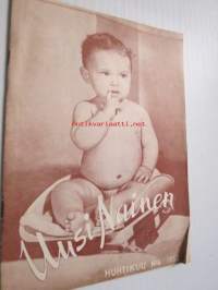Uusi Nainen 1952 nr 4, Tapsan (Tapio Tapiovaaran) luona, rakkautta myötä- ja vastoinkäymisissä - Nina ja Vilho Mäkinen, helsinkiläinen rauhanpuolustaja perhe,