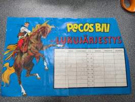 Pecos Bill -lukujärjestys