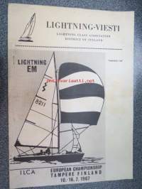 Lightining-Viesti / Lightning Class Association District of Finland 1967 nr 1 Tammikuu