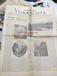 Helsingin Sanomat Viikkoliite 1934 nr 41, 14.10.1934, sis. mm. seur. artikkelit; Jorma Pohjanpalo - 
