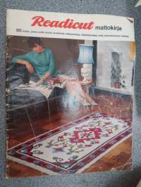 Readicut mattokirja - mattojen solmimismalleja ja tarvikkeita