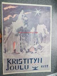 Kristityn Joulu 1957 -joululehti, kansikuvitus K. Lamminheimo