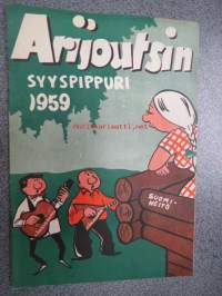 Arijoutsin syyspippuri 1959 -pilalehti