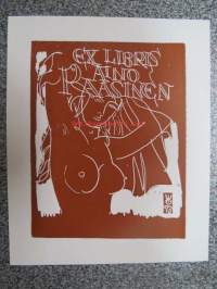 Ex Libris Aino Kaasinen -kirjanomistamerkki