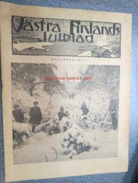 Västra Finlands Julblad 1917 -joululehti (-numero), sis. mm. artikkelin Lena Lenasdotter - Korpo (Korppoo) - Houtsala by - 95 år