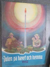 Julen på havet och hemma 1952 - Finska Sjömansmissionssälskapet -joululehti