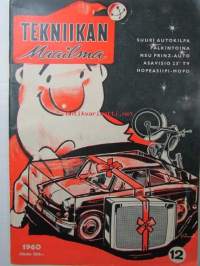 Tekniikan Maailma 1960 nr 12 -mm. Pölyimurit testissä kuvat ja tekniset tiedot, Pakettiautot henkilökuljetukseen, 3 sivua kuvia. ( Peugeot, WV, Citroen, Austin,