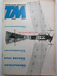 Tekniikan Maailma 1961 nr 11 -mm. Lähikuvauslaite kaksisilmäiseen peilikameraan, 3 Kanavainen stereo - Miksi ja miten, Kaksitarnsistoroitua äänilevyvahvistinta,