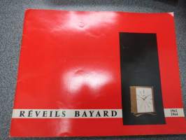 Réveils Bayard 1963-1964 -ranskalaisen kellovalmistajan luettelo, huomaa Walt Disney-kellot