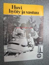 Bombardier Ski-Doo moottorikelkka / moottorikelkkailun turvallisuus / Kalevi Vehkonen / Talja -opas / esite