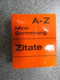 A-Z Minisammlung Zitate