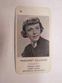 Margaret Sullavan -filmitähti-korttipelin kuva / pelikortti-moviestars / playing cards -picture