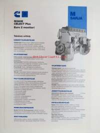 Sisu Cummins M-sarja M380E Celect Plus Euro 2 Moottori -myyntiesite / sales brochure