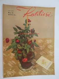 Kotiliesi 1943 nr 8, sisältää mm. seur. artikkelit / kuvat / mainokset; Kansikuva Doris Bengström (kuvassa mukana Dora Jungin Sotilaan koti -liina), Keinutuoli