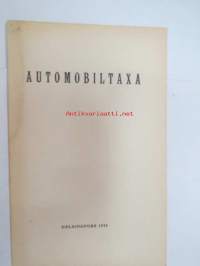 Automobiltaxa Helsingfors 1924