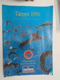 Tärppi 1991 -uistimet, vavat, kalastustarvikkeet -tuoteluettelo