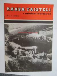 Kansa Taisteli 1959 nr 4, sis. mm. seur. artikkelit; Veikko Moilanen - Myö ei lähetä tappelematta, U.A. Ottonen - Teikarinsaarta valtaamassa elokuussa 1941 II,