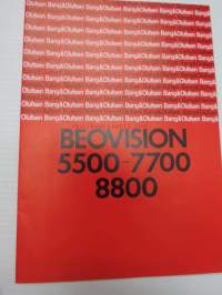 Bang & Olufsen Beovision 5500-7700, 8000 -käyttöohjeet