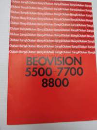 Bang & Olufsen Beovision 5500-7700, 8000 -käyttöohjeet
