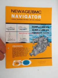 Nevage / BMC Navigator 1,600 Marine Petrol or V.O. Engine -venemoottorin myyntiesite