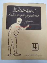 Valistuksen Kaltevakirjoitusjärjestelmä 4.