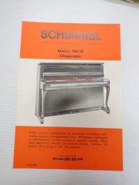 Schimmel 108/10 Chippendale piano -myyntiesite