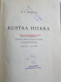 Kustaa Hiekka - Kultaseppä Teollisuusneuvos Lahjoittaja 1855-1937