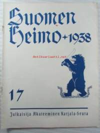 Suomen heimo 1938 nr 17 - Akateemisen Karjala-Seuran äänenkannattaja