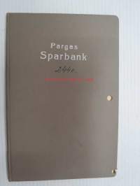 Pargas Sparbanks Motbok nr 2440 Gunnel Ingeborg (Karlsson) Nilsdorff