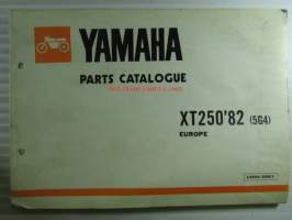 Yamaha Parts Catalogue XT250'82 (5G4) Europe, 125G4-300E1 - Varaosaluettelo