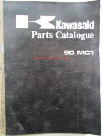 Kawasaki Parts Catalog 90 MC1 - Moottoripyörä varaosaluettelo