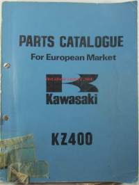 Kawasaki Parts Catalog KZ400 for European market - Moottoripyörä varaosaluettelo