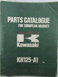 Kawasaki Parts Catalog KE125-A1 for European market - Moottoripyörä varaosaluettelo