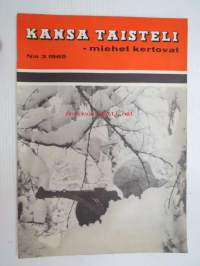 Kansa Taisteli 1965 nr 3 sis. seur. artikkelit; K.L. Oesch - Ettei totuus unohtuisi, Valo Nihtilä - Maaliskuu 25 vuotta sitten, Kyllikki Pahkamaa - Viipuri