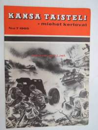 Kansa Taisteli 1965 nr 7 sis. seur. artikkelit; U. Viska - Rannikkoiskukomppania Hangon lohkolla, Aino Lemaitre - Sairasjunan päiviä ja öitä, Matti Haussila -