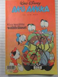 Aku Ankka 1991 nr 28 ja kiva kesäliite walttiviitoset