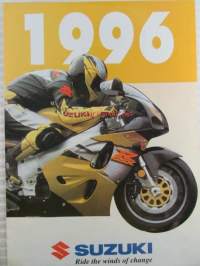 Suzuki 1996, RIde the winds of change, mallisto esite - Moottoripyörämallisto myyntiesite