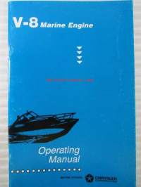 Chrysler V-8 Marine engine, Operating Manual - Käyttöohjekirja, katso kuvista sisältö tarkemmin.