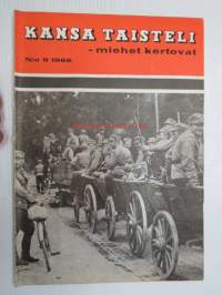 Kansa Taisteli 1966 nr 9 sis. seur. artikkelit; Einar Palmunen - Komppania taisteli Nietjärvellä, Vilho Manninen - Rajamies sotavankina 1. osa, Hjalmar Kovero -